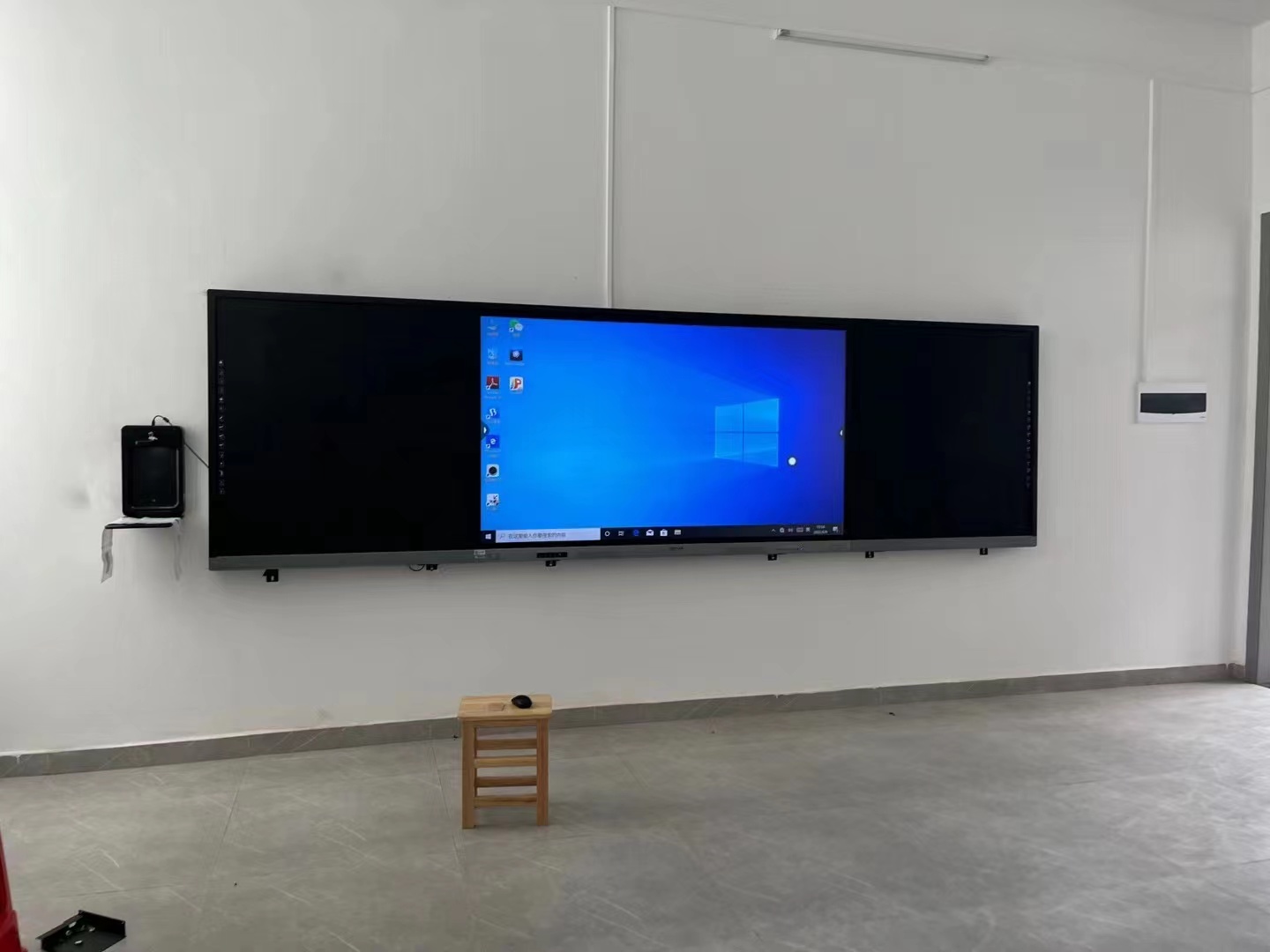 班班教室设备教学一体机推拉智慧电子白板绿板培训电子白板