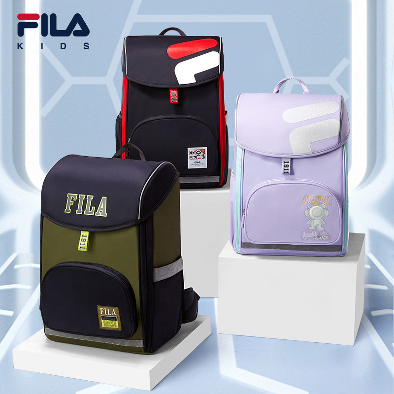 vivi王婉霏推荐fila斐乐儿童2022新款蝶翼护脊书包