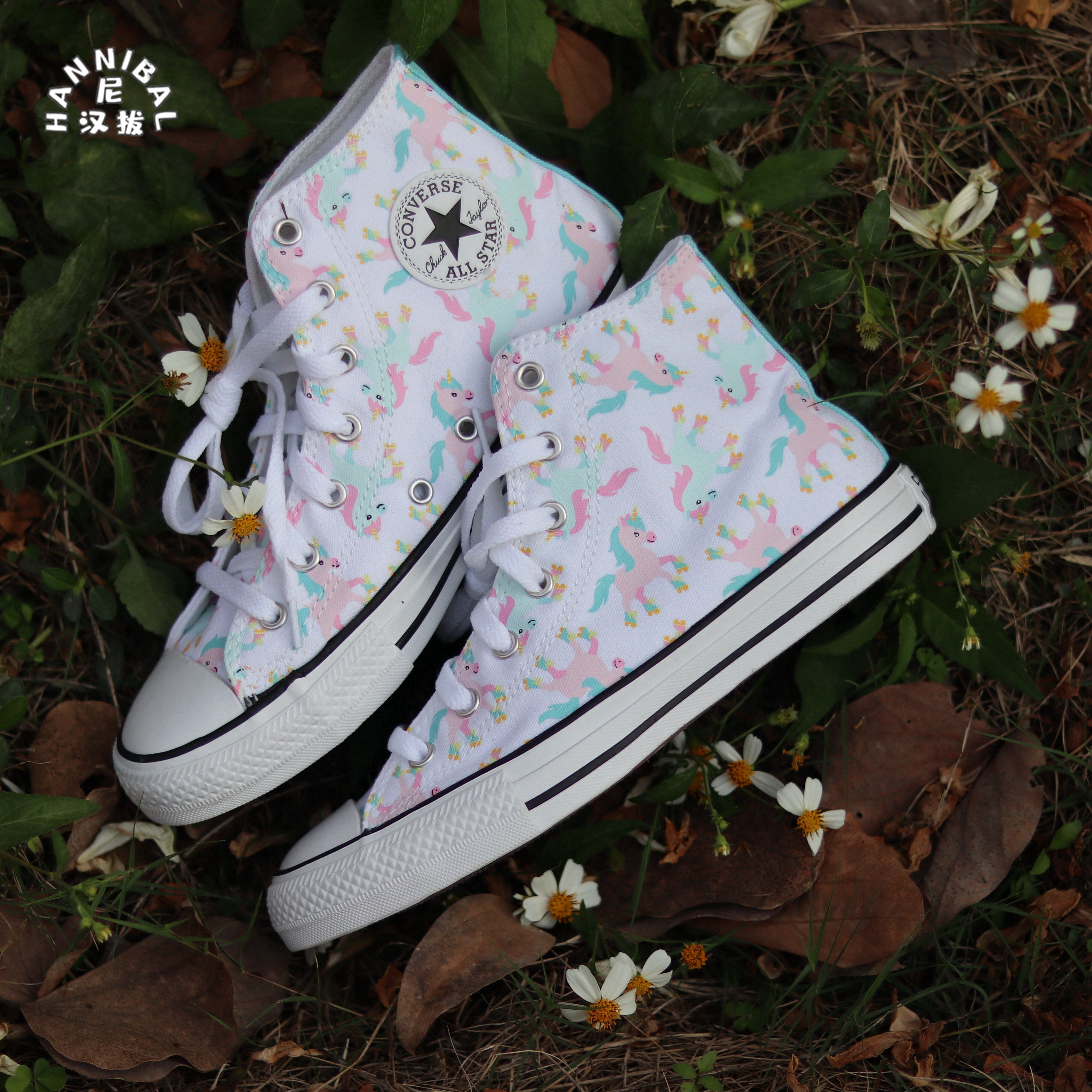 converse匡威allstar经典樱花粉嫩粉蜜粉色女帆帆布鞋