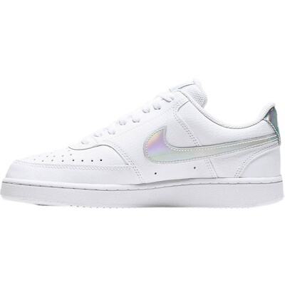 耐克nikecourtvision纯白af1空军镭射炫彩休闲低帮板鞋cw5596