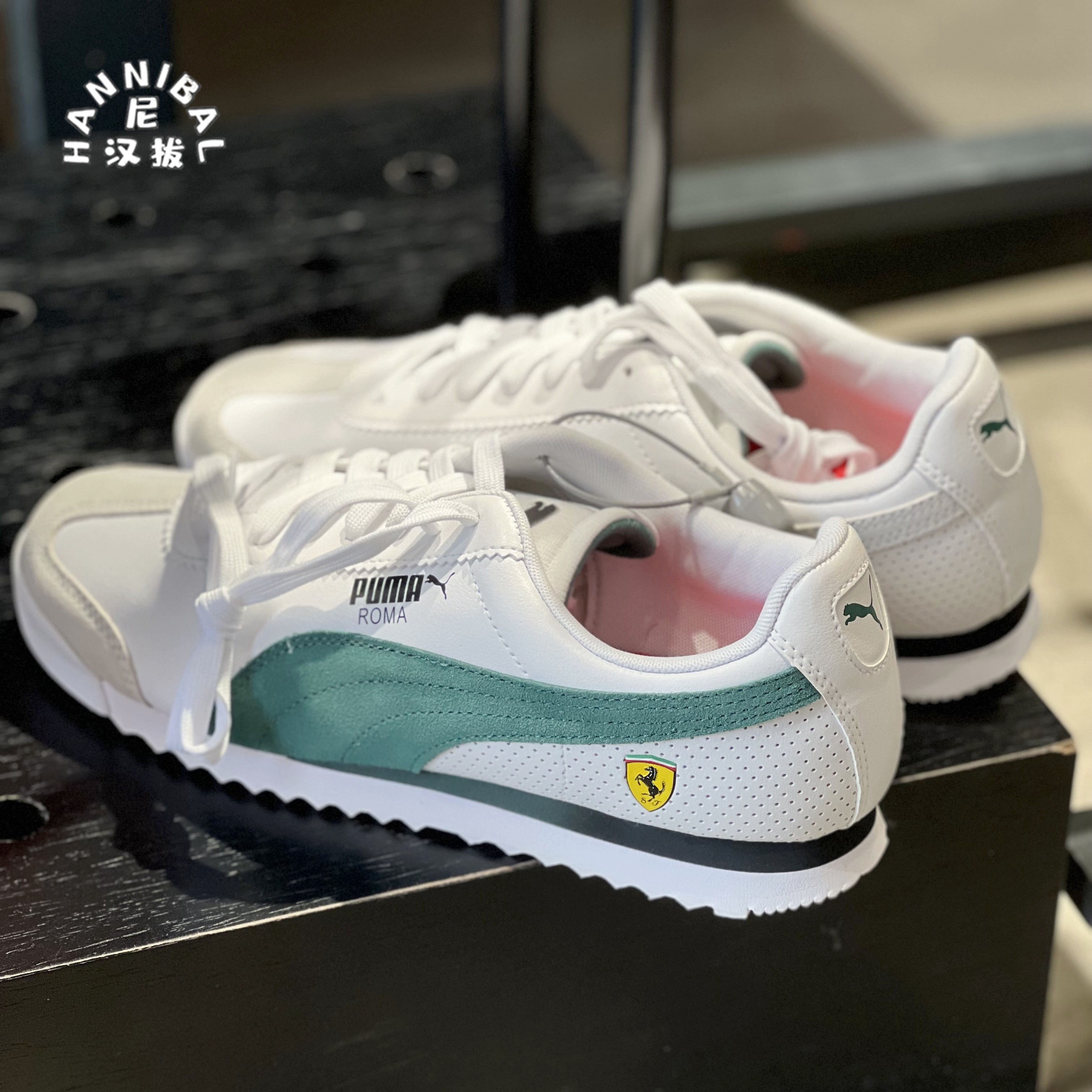 彪马pumaroma法拉利联名跑鞋男款运动低帮休闲运动休闲鞋