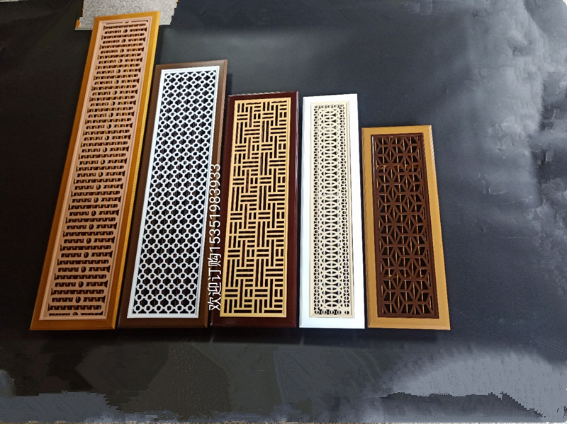 风口abs中央空调艺术雕花单双层双层百叶窗检修新风室内新风系统