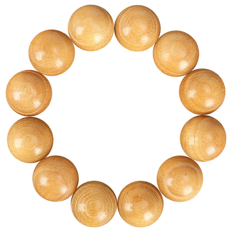 青陌桑木佛珠手串文玩串珠老料手工不打打蜡佛珠