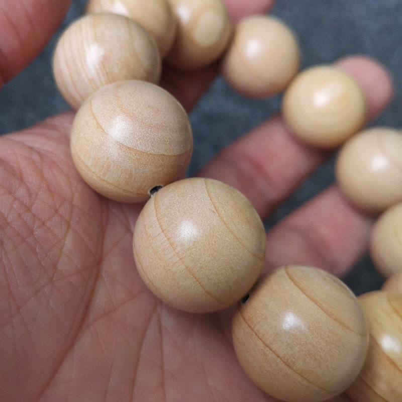 青陌香柏柏木佛珠手串老料文玩念珠男女手链佛珠