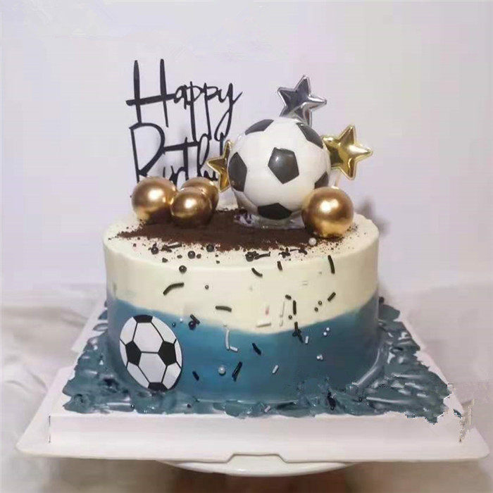 篮球足球蛋糕男士男生球鞋造型生日蛋糕同城配送新鲜生日蛋糕