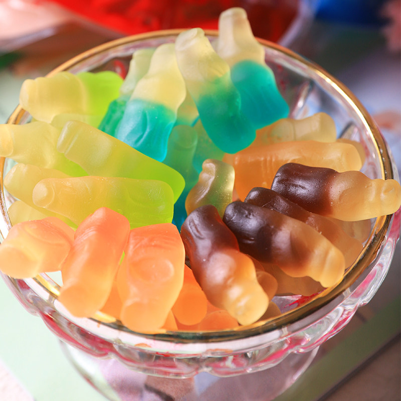 软糖可乐悠酷乳酸菌果汁多口口味ccqq儿童传统糖果