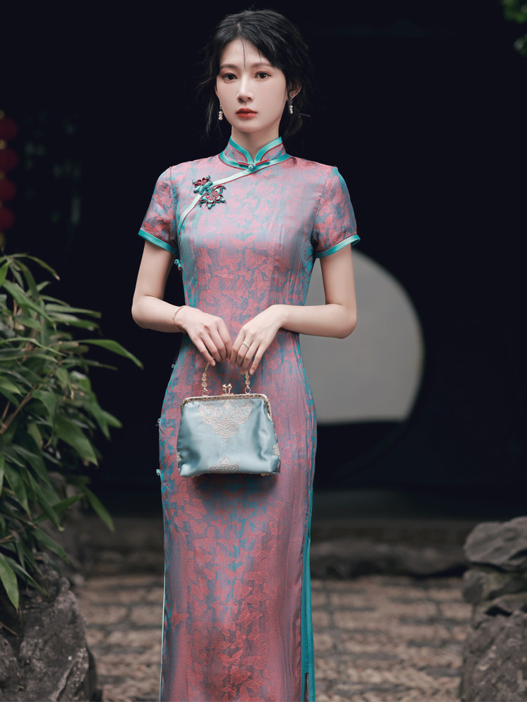 上海旗袍2022年新款中国国风改良复古日常可穿旗袍
