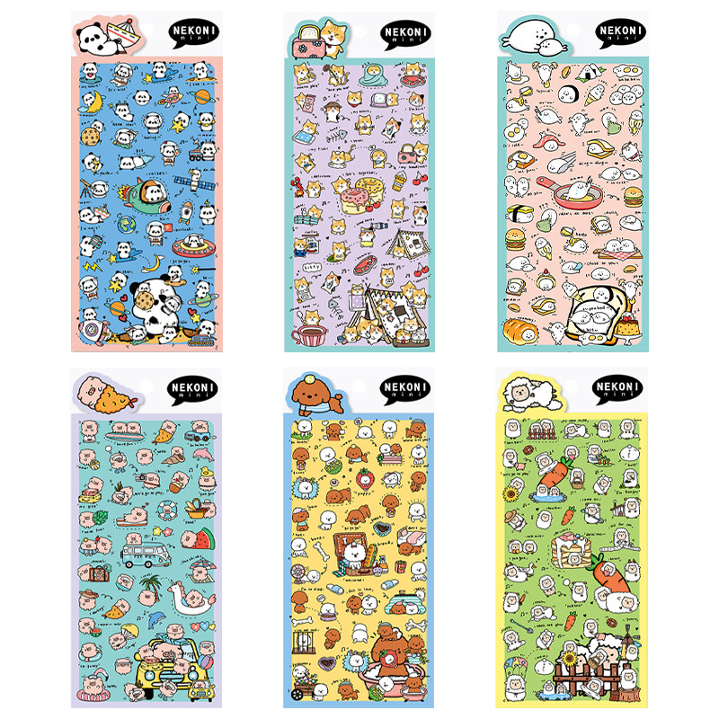 nekoni创意可爱日系卡通ins防水水手迷你贴纸贴纸