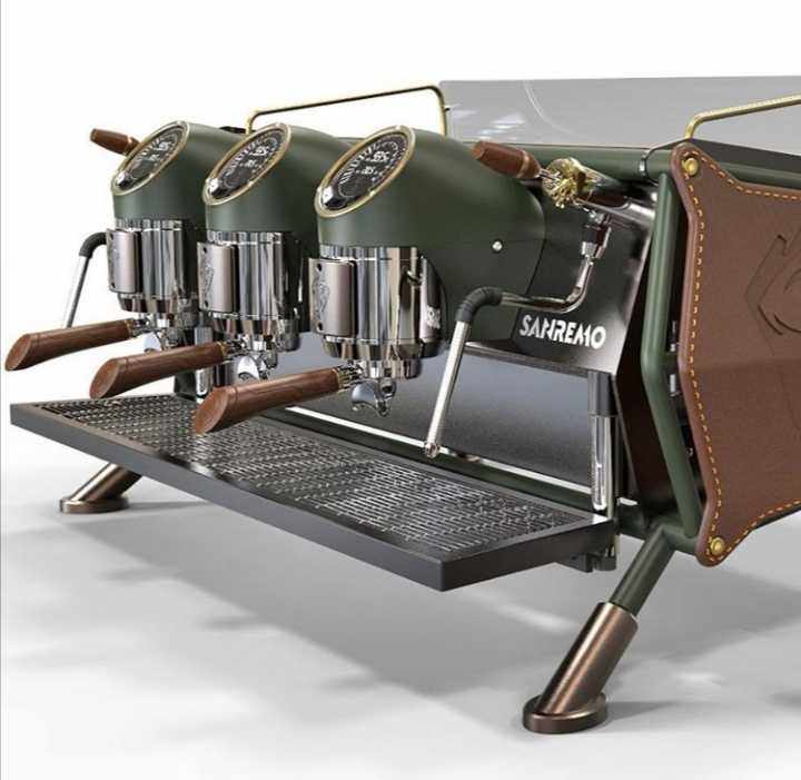 sanremo赛瑞蒙caferacer意式双头三头半自动咖啡机意大利进口