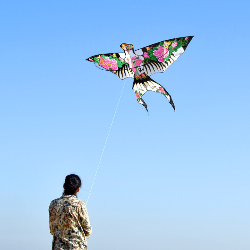 潍坊新款沙燕风筝微风易飞大型立体儿童成人风筝