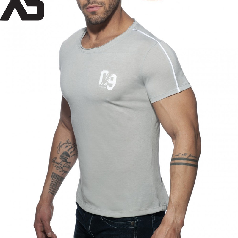 现货addicted字母印花柔软时尚运动休闲男士短袖ad704吊带