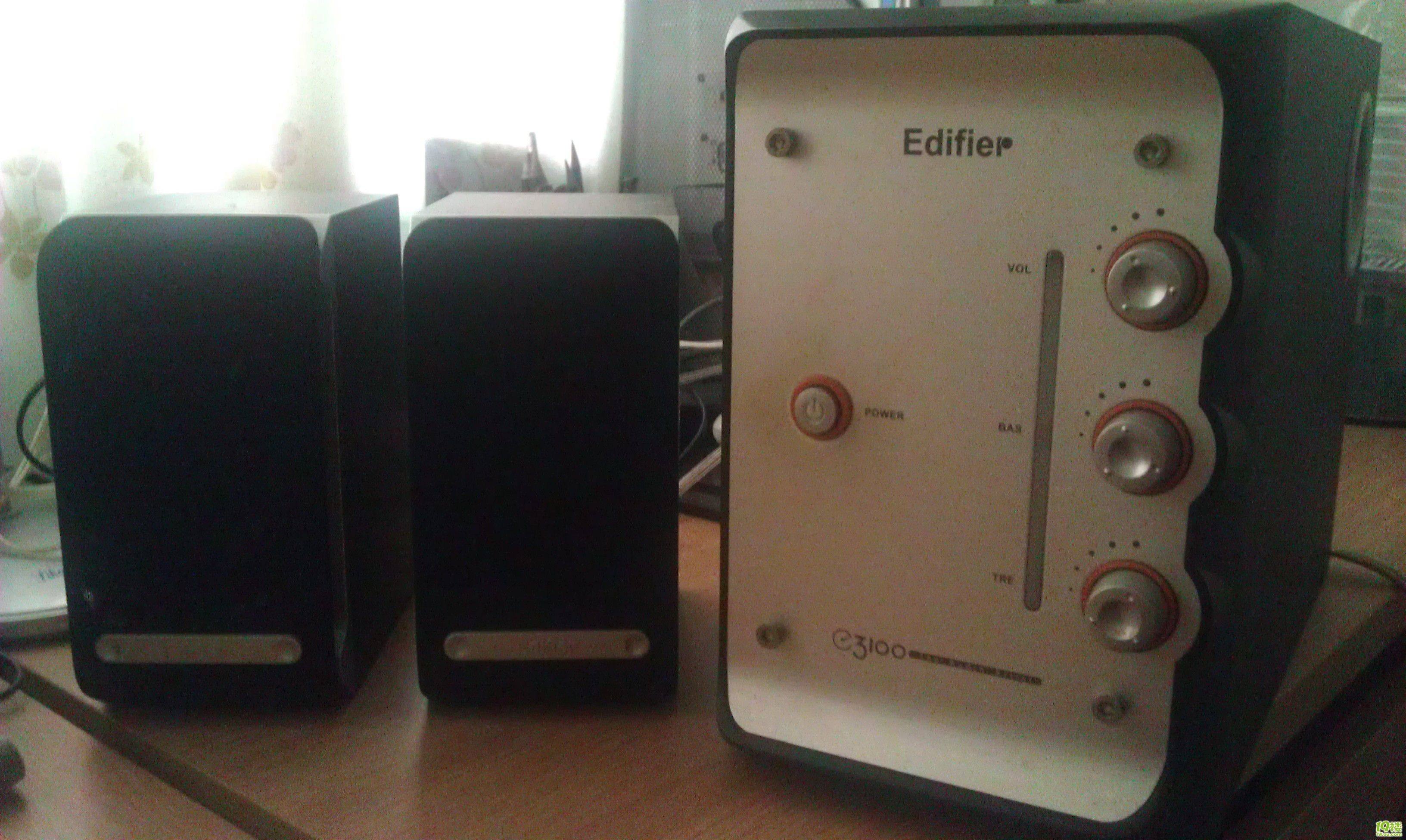 edifier漫步者e3100多媒体电脑音箱木质低音炮音响正品电脑多媒体音箱