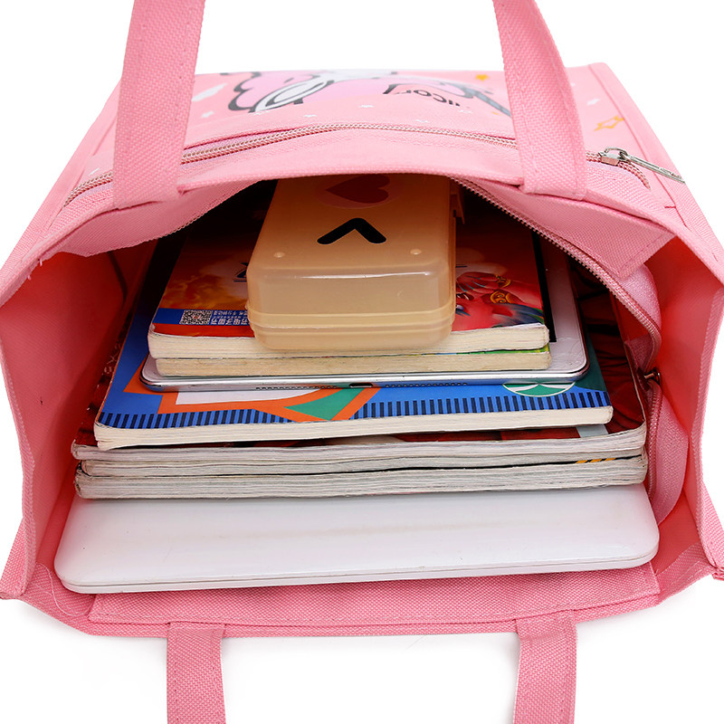 大号补课补学包补习包补习书袋美术小学生帆布手提袋文件袋