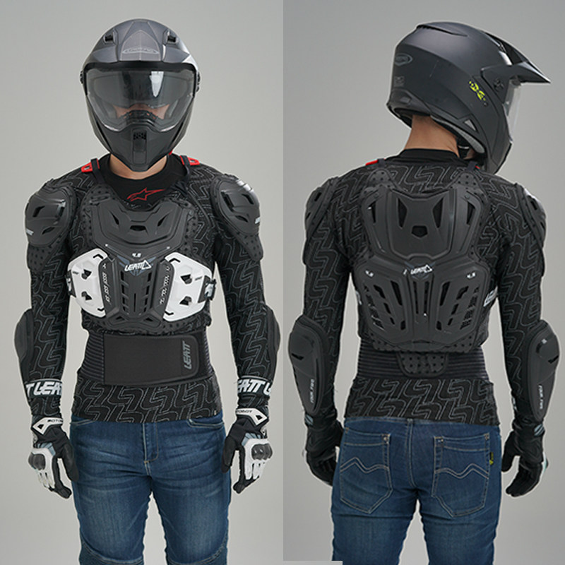 越野护甲南非leatt户外摩托车夏季3df防护机车骑士护具