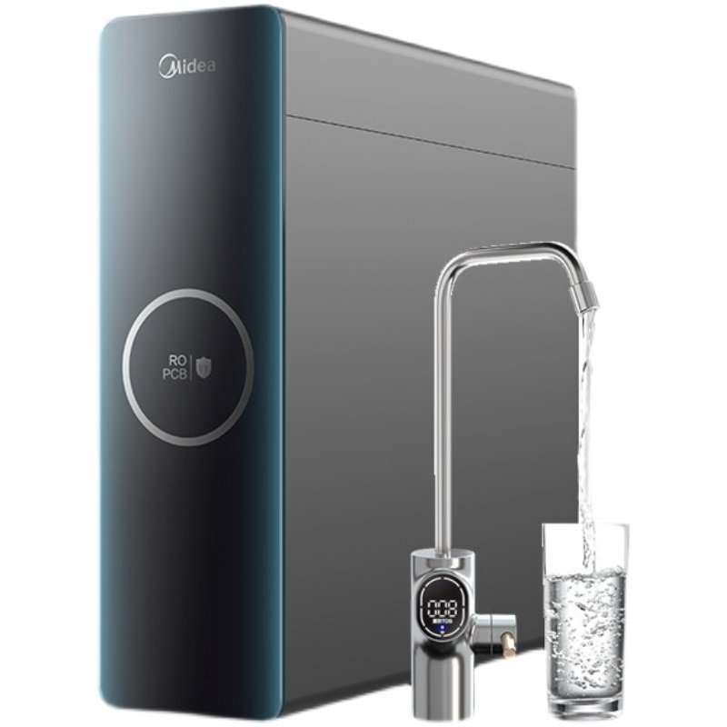 美的极光mro1787d1000gro反渗透智能家用直饮净化净水器智显净水器