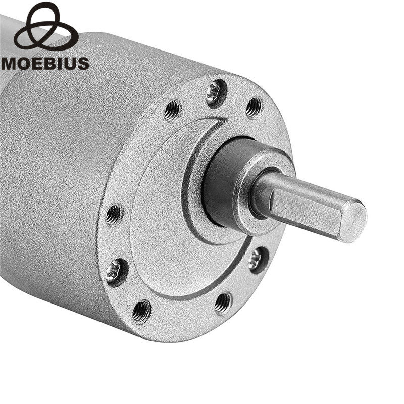 12v37gb520直流减速电机金属齿轮调速马达小车电机