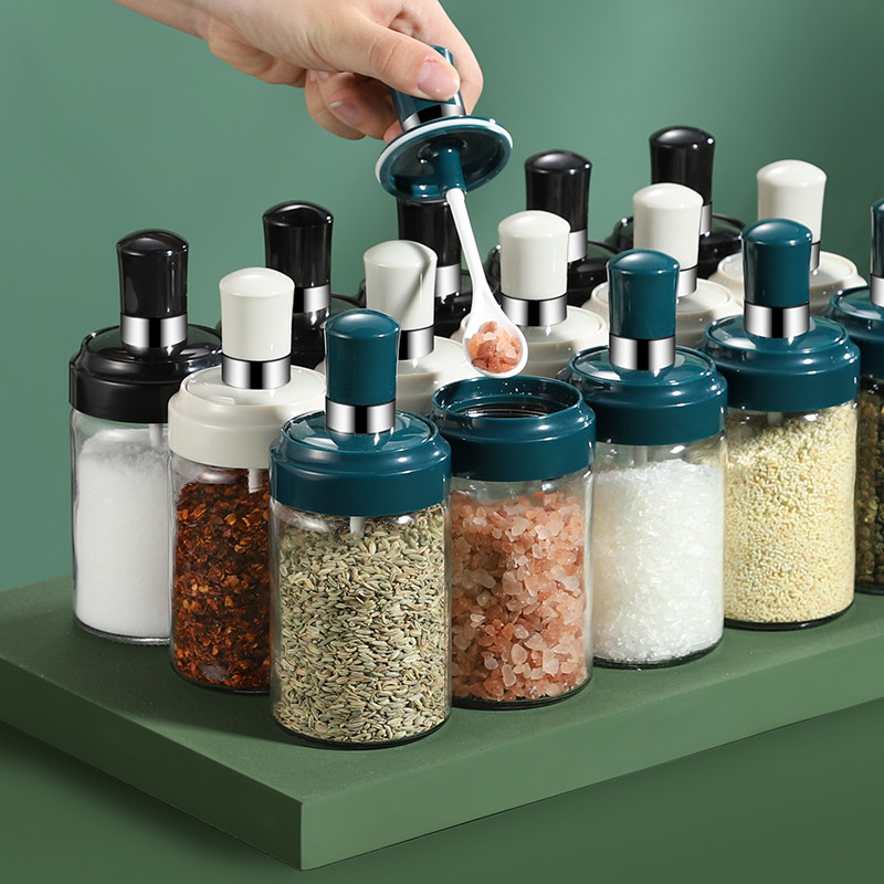 调料厨房调味玻璃密封调味瓶家用瓶糖味精精盐调味瓶罐