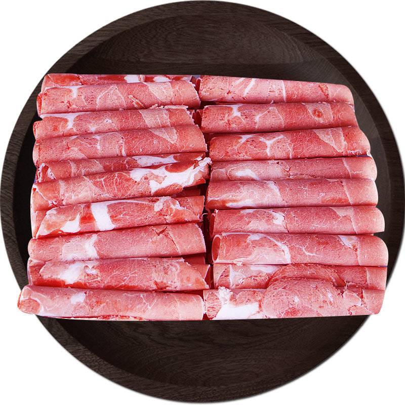 羊肉肉卷涮羊肉火锅食材内蒙古苏尼特新鲜500g肉片羊肉卷