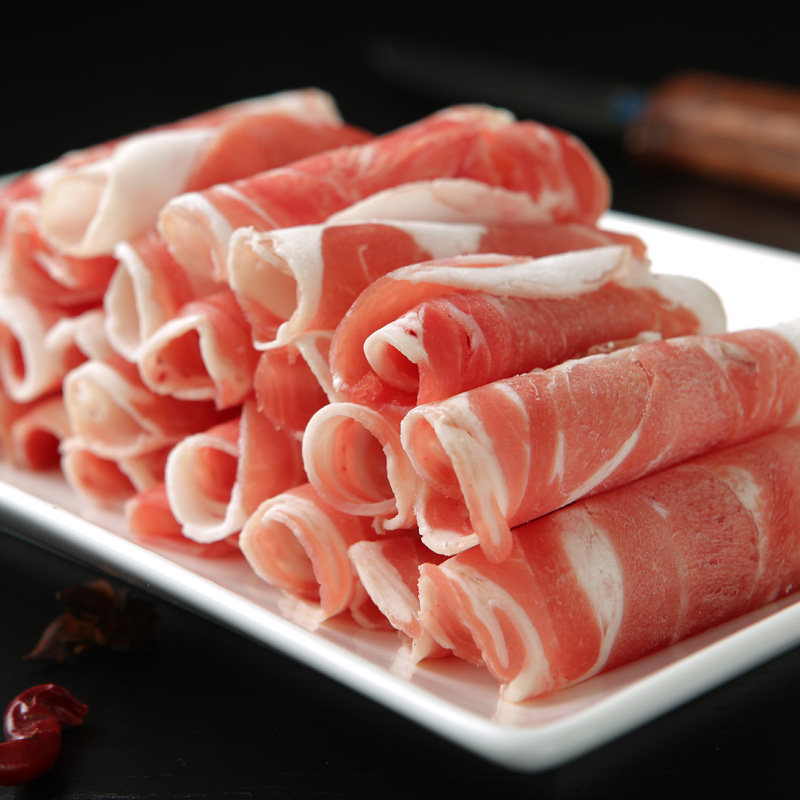 羊肉卷500g3盒装内蒙古纯羊肉片肥羊卷肉卷涮羊肉内蒙羔羊肉