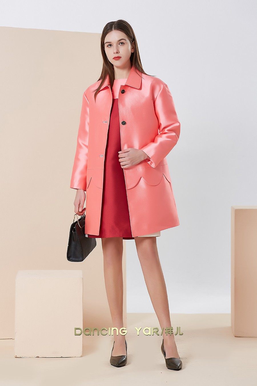 yar样儿原创春秋秋季中长女装外套风衣宽松风衣