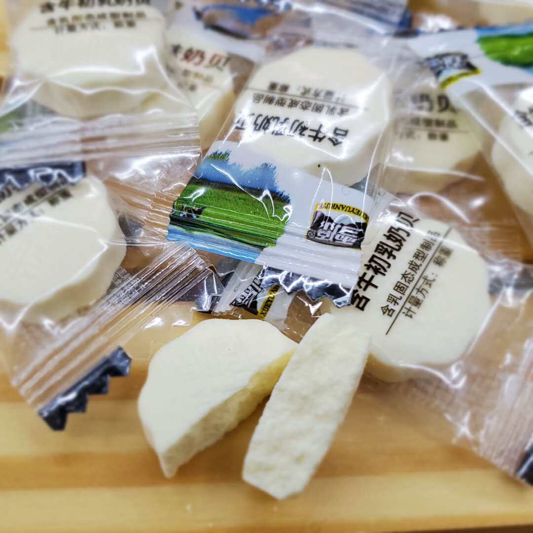 内蒙古奶片雪原奶贝干吃片奶酥片独立小包包装500克奶片