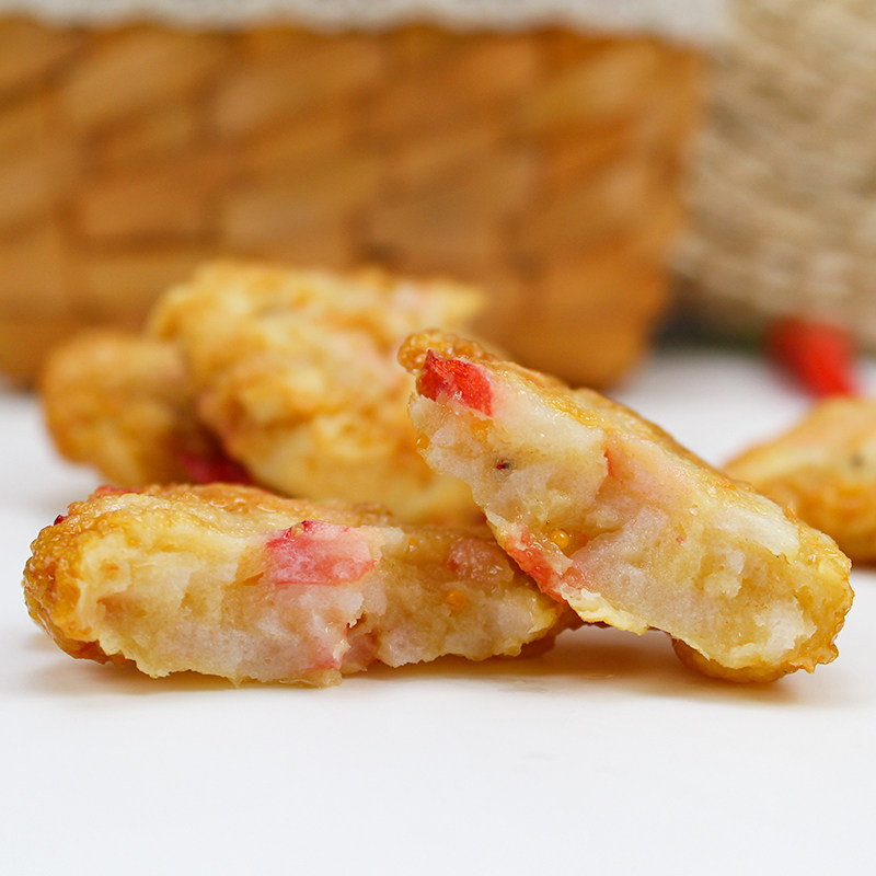 樱花虾片250g鱼籽虾排台湾海鲜火锅丸子关东鱼丸