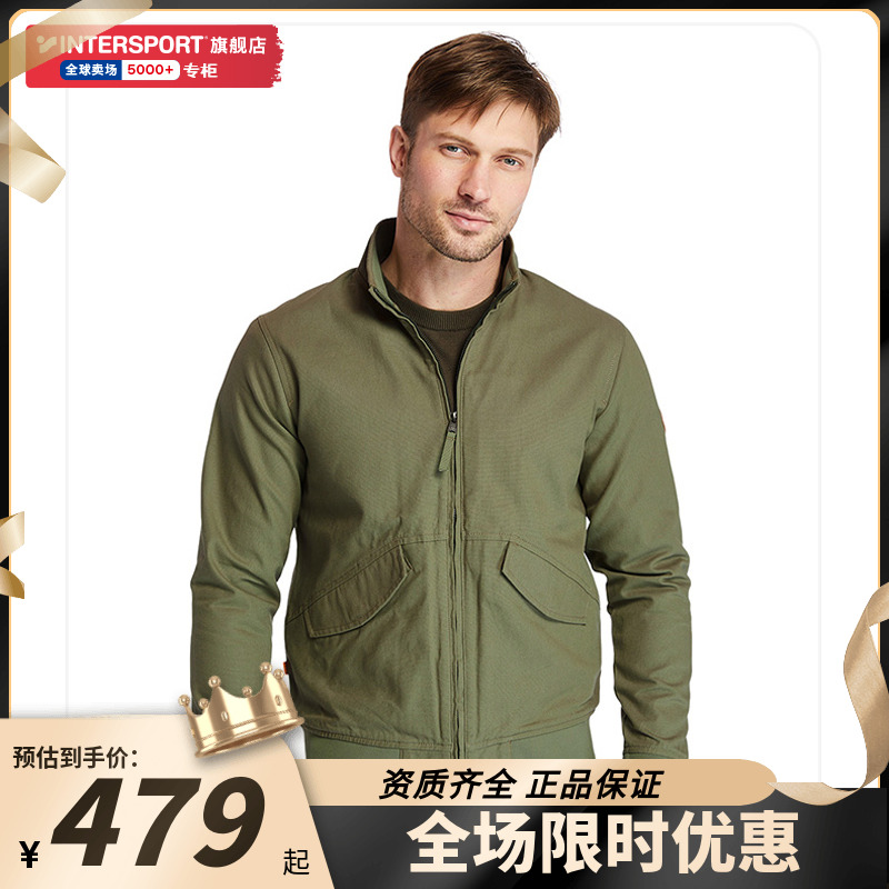 Timberland添柏岚外套男装2022秋季新款户外运动上衣休闲立领夹克