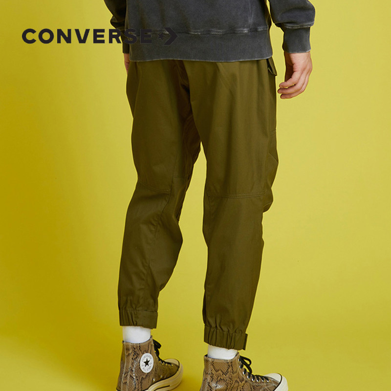 converse匡威运动裤男2022秋季新款收口长裤工装运动长裤