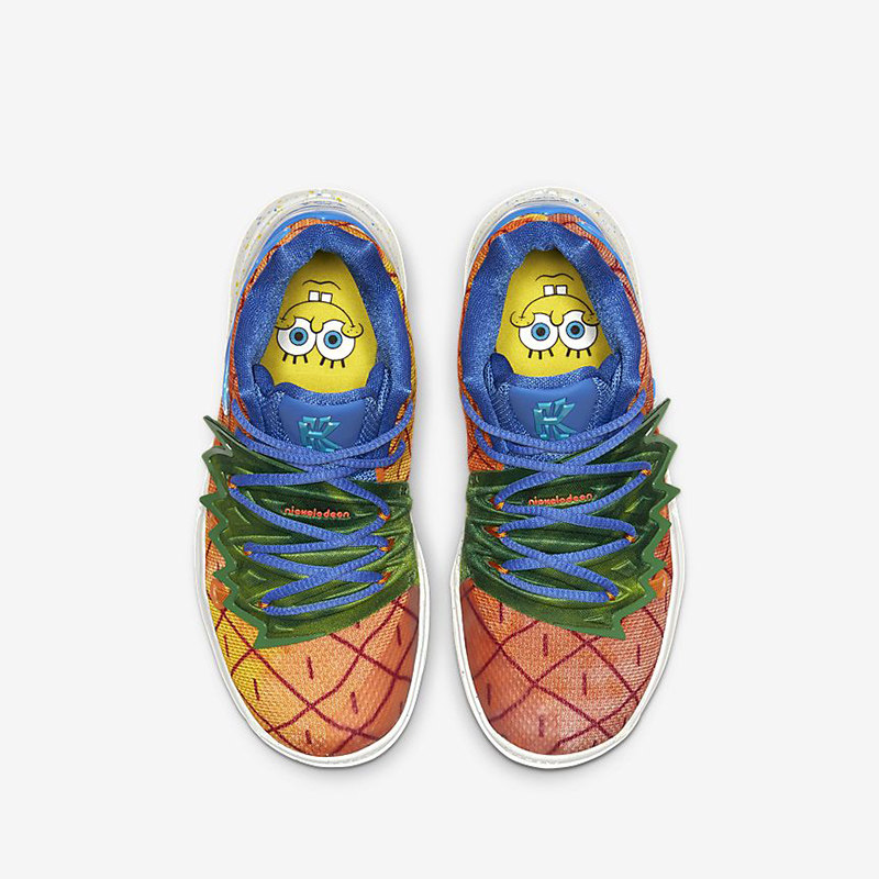 nike耐克童鞋2020夏季新款欧文5海绵宝宝运动鞋篮球鞋cn4501-800