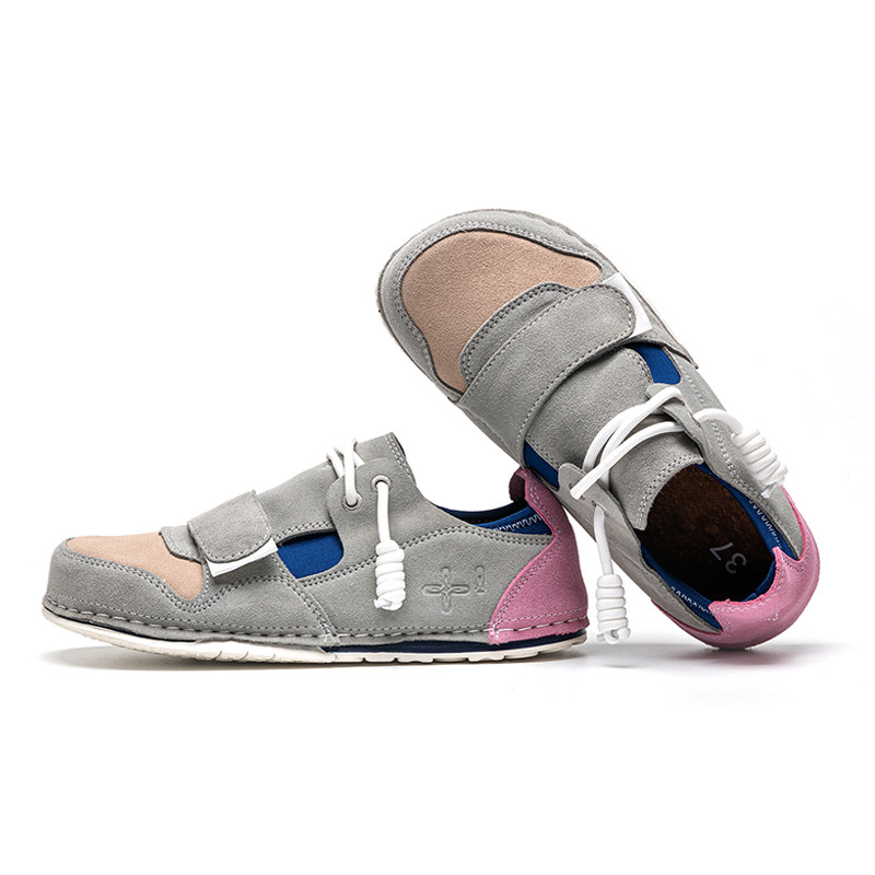 韩版丑萌鞋otzmop鞋女平底休闲大头女板鞋呆浅口单鞋