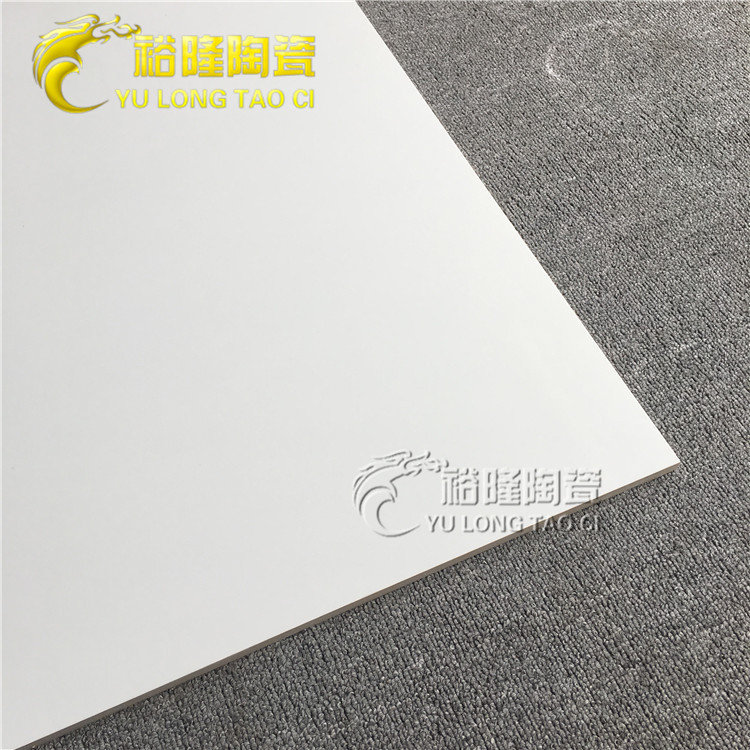 超白全抛釉 纯白瓷砖白色地板砖 超黑釉面砖 纯黑地砖 黑色抛光砖