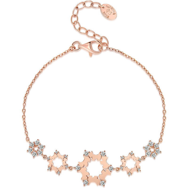 agatha瑷嘉莎雪花气质手链公主首饰情侣礼物饰品手链