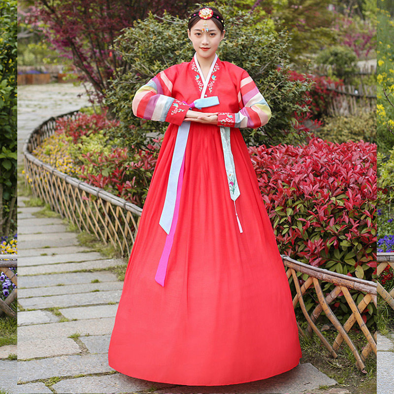 韩服宫廷舞蹈民族舞民族大长今礼服古装韩国服装民族服装