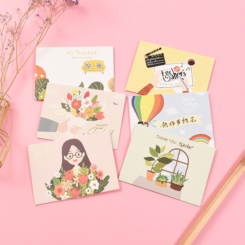 卡片韩国创意卡通立体祝福贺卡感恩教师节礼物贺卡