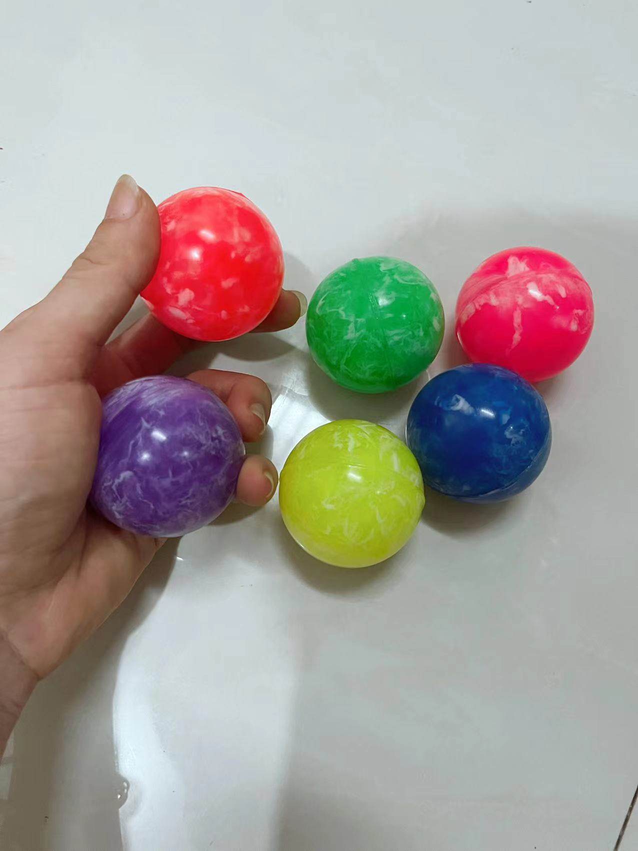 大号弹力60号云彩弹跳球龙龙珠弹球扭蛋机专用球类玩具