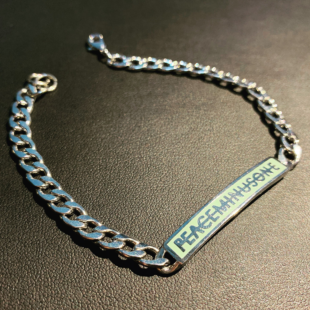 gd权志龙同款ins雏菊反战peaceminusone字母手链男女手链