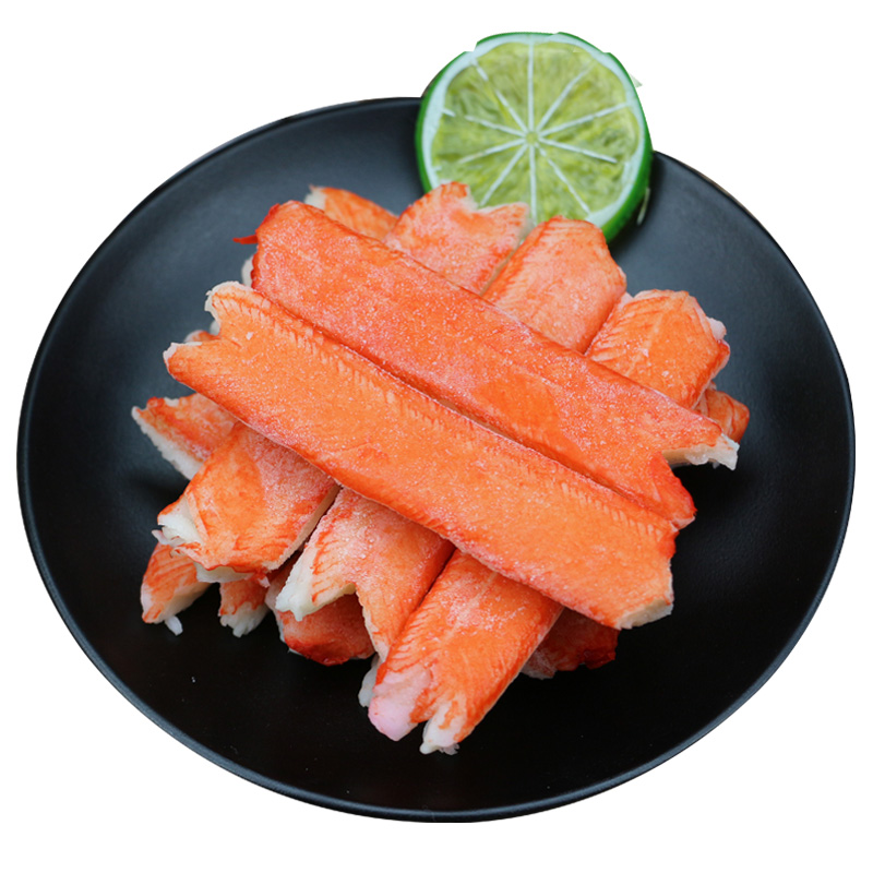 v型蟹柳 寿司蟹柳 火锅食材配菜 蟹足棒大连情口蟹柳