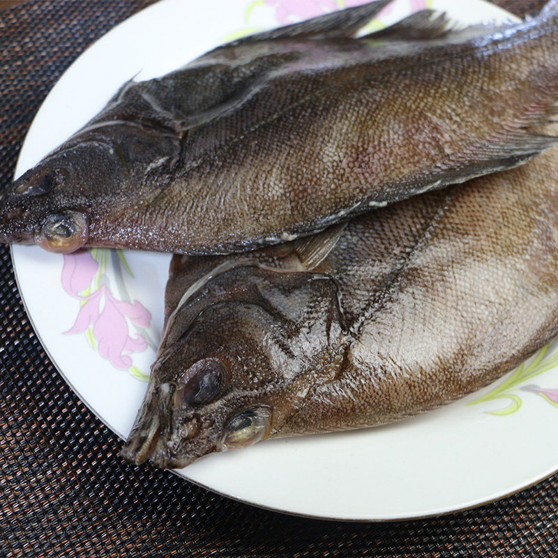 大偏口鱼鲽海水比目鱼科蝶新鲜冷冻8001000克鲽鱼