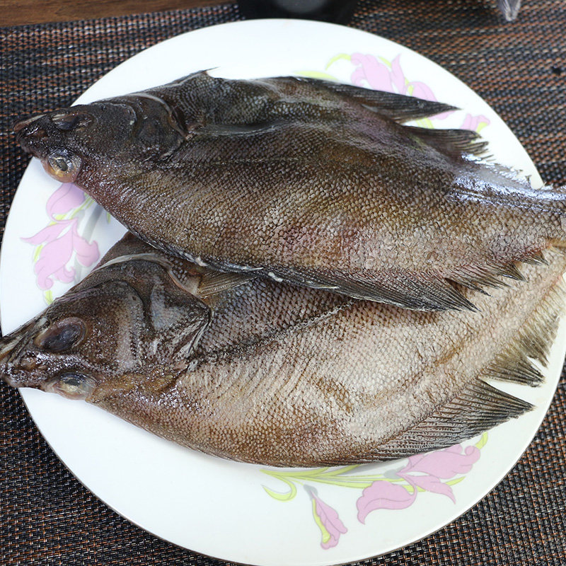 大偏口鱼鲽海水比目鱼科蝶新鲜冷冻8001000克鲽鱼