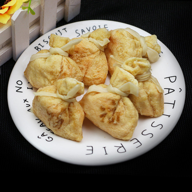 火锅关东煮福包福袋豆腐包鱼籽福袋海鲜食材台湾豆捞海底捞食材