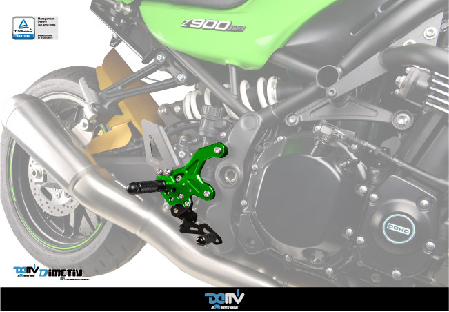 德国dimotivkawasaki川崎z900rs可调升高后移脚踏总成摩托车车架