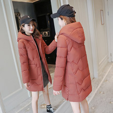反季羽绒棉衣女2019新款韩版冬季中长款棉服宽松加厚连帽面包服棉 反季羽绒棉衣女2019新款韩版冬季中长款棉服宽松加厚连帽面包服棉
