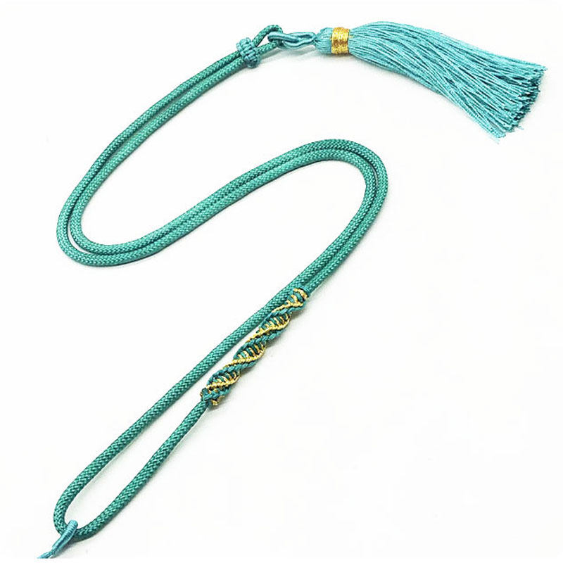 挂绳吊坠玉坠斜纹手工编织项链翡翠高货挂件绳