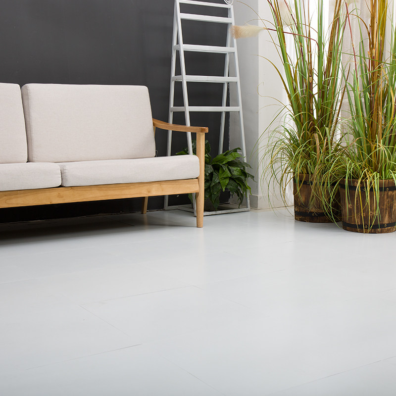 自粘免胶pvc加厚地板贴胶粉白拼花花格子纯色地板革