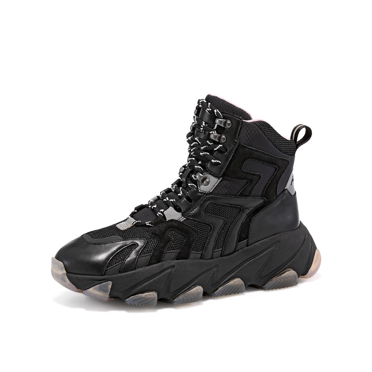 ash女鞋秋冬季新款女靴户外鞋edge增高老爹鞋时尚高帮老爹靴女