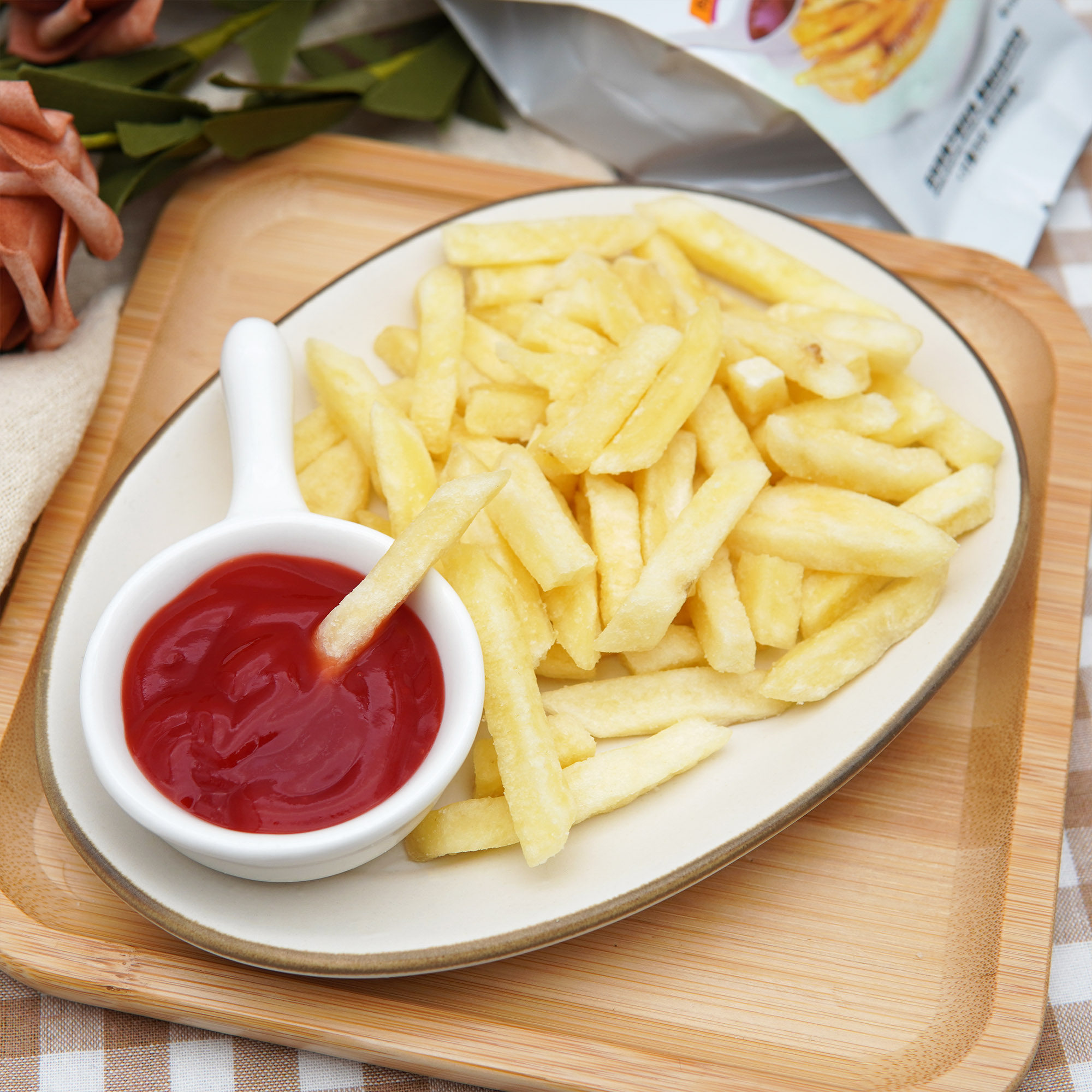 零食包邮百年爽脆薯条500g土豆豆条马铃薯内附薯类制品