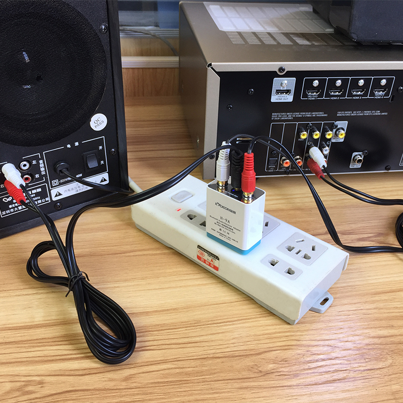 友昂aux蓝牙音频接收器转音箱无线高保真 老式音响蓝牙接受器接功放