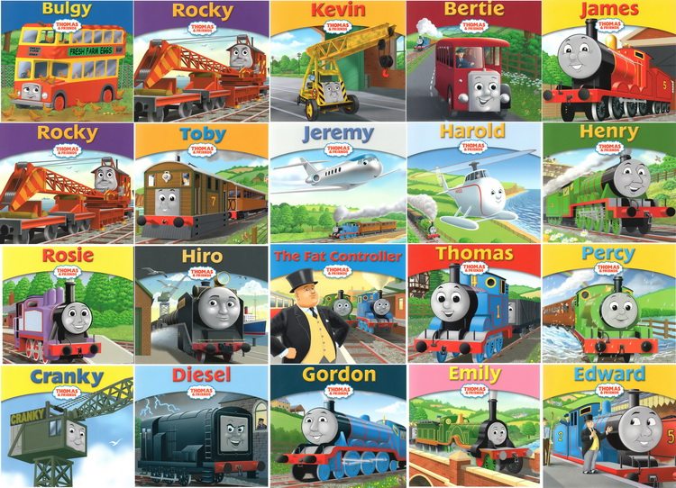 英文原版 thomas and friends collection 20册礼盒装 小火车托马斯和