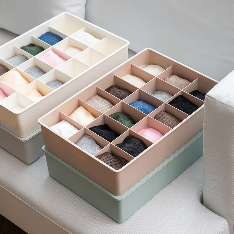 收纳袜子抽屉神器短裤丝袜家用箱带整理内裤收纳箱