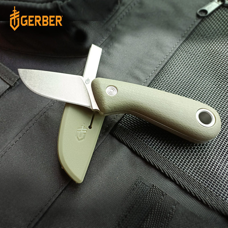 美国戈博gerber户外一体龙骨高强度直刀野营随身其他户外刀具